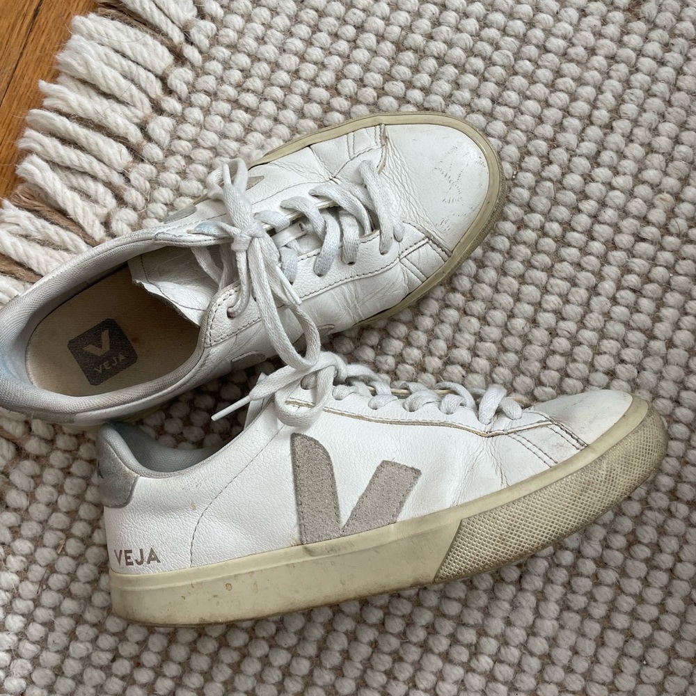 Veja Women’s Beige Chromefree Campo Sneakers